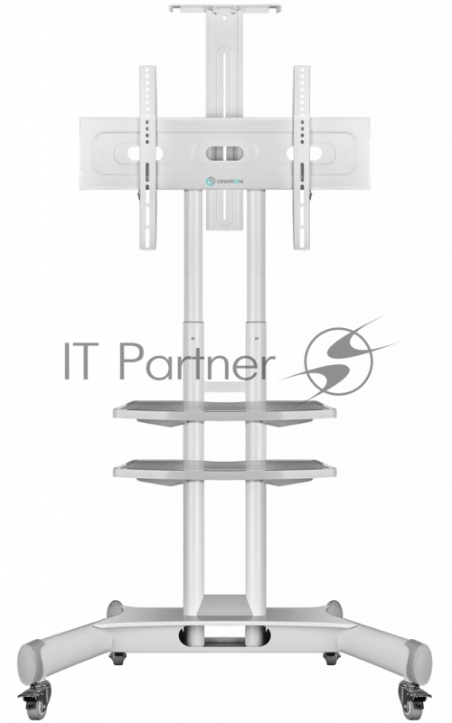 Стойка для телевизора с кронштейном ONKRON TS1552 40-70, мобильная, белая