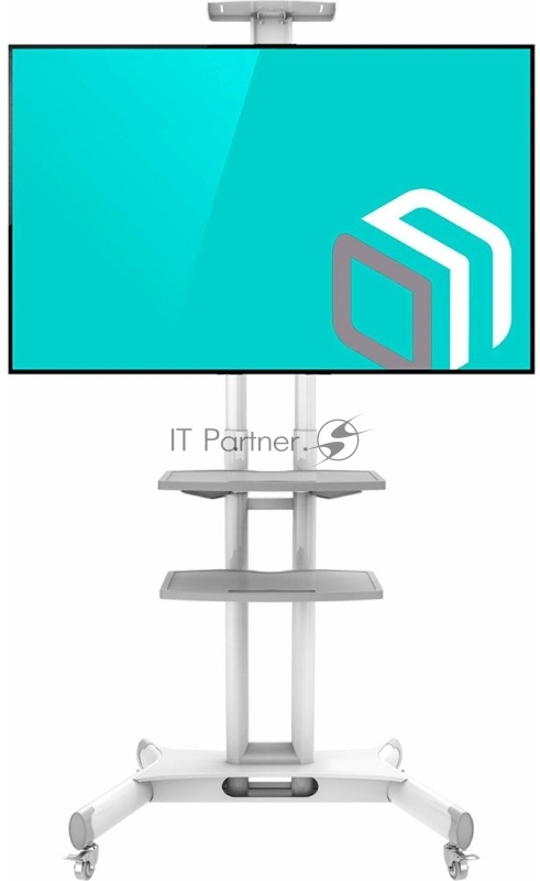 Стойка для телевизора с кронштейном ONKRON TS1552 40-70, мобильная, белая