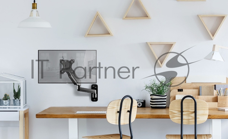 Кронштейн (держатель) ONKRON G150 для телевизора 13-34 дюймов настенный, черный