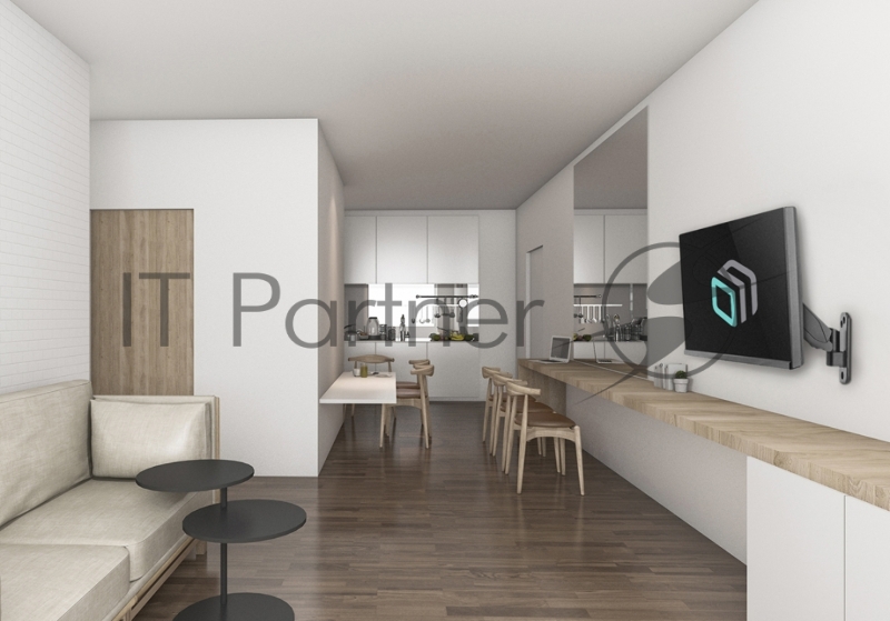 Кронштейн (держатель) ONKRON G150 для телевизора 13-34 дюймов настенный, черный