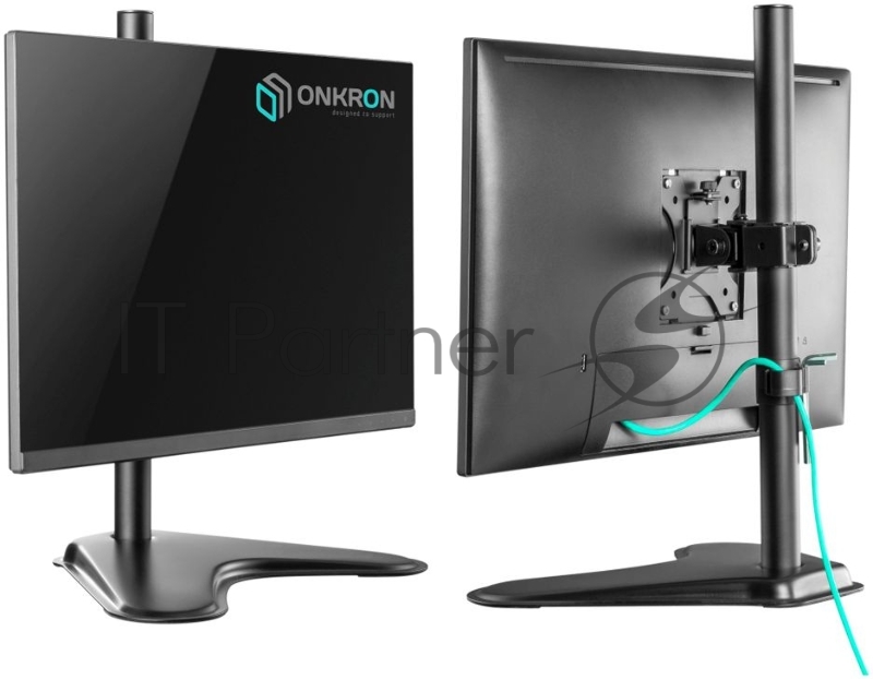 Кронштейн ONKRON D101FS для монитора 13-34 настольный, чёрный