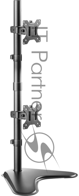 Кронштейн ONKRON D208FS для двух мониторов 13-32 настольный, чёрный