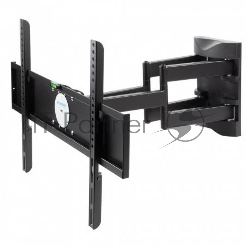 Кронштейн для телевизора Kromax ATLANTIS-55 black 3 шт/уп. 26-55, max 45 кг. 4 ст св., нак. ±10°, пов. 160°, от ст. 70-480 мм., max VESA 600x400 мм