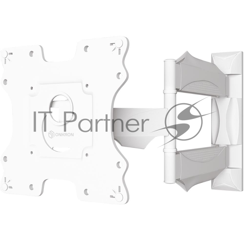 Кронштейн ONKRON NP28 для телевизора 17-43 наклонно-поворотный, белый