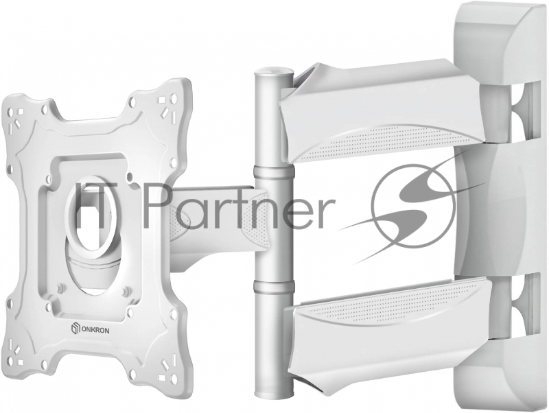 Кронштейн ONKRON NP28 для телевизора 17-43 наклонно-поворотный, белый