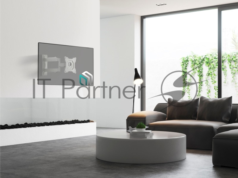 Кронштейн ONKRON NP28 для телевизора 17-43 наклонно-поворотный, белый