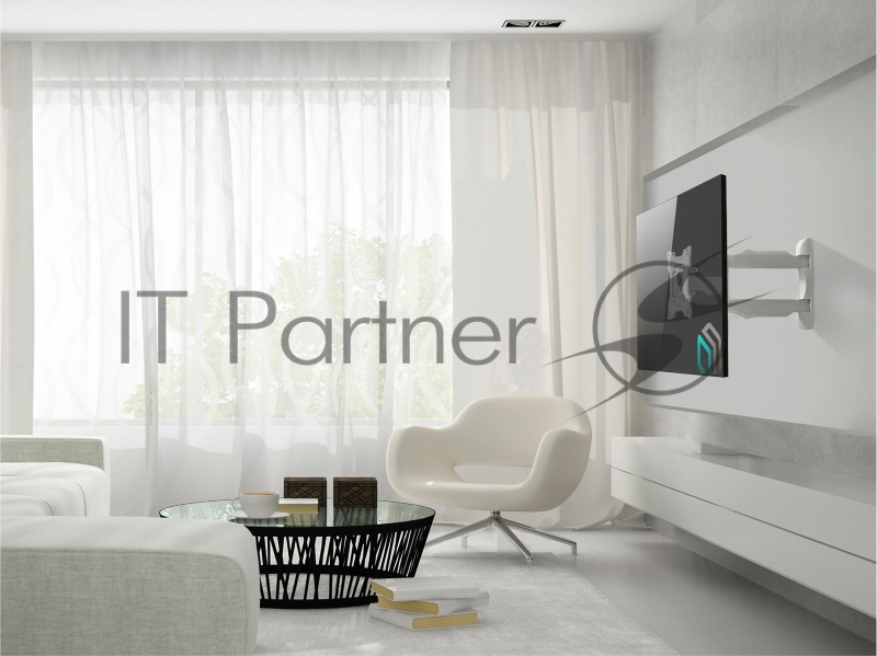 Кронштейн ONKRON NP28 для телевизора 17-43 наклонно-поворотный, белый