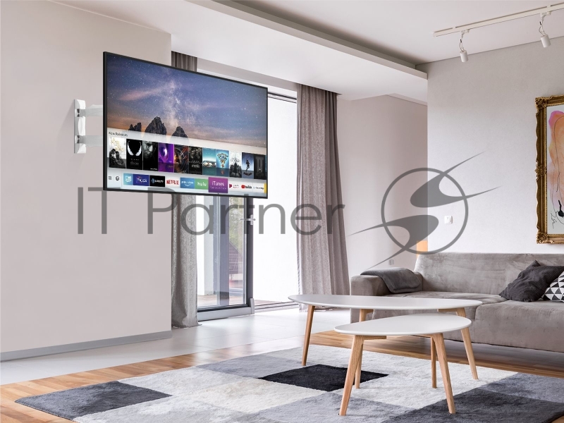 Кронштейн ONKRON NP28 для телевизора 17-43 наклонно-поворотный, белый