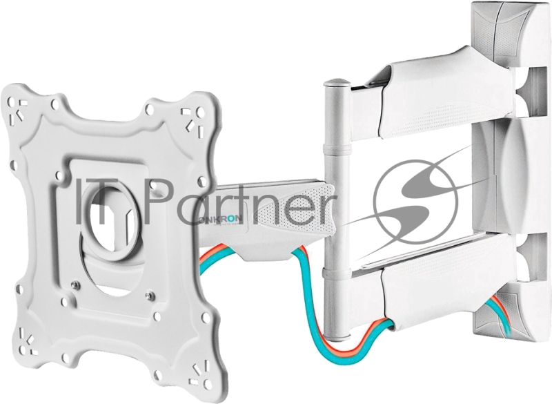 Кронштейн ONKRON NP28 для телевизора 17-43 наклонно-поворотный, белый