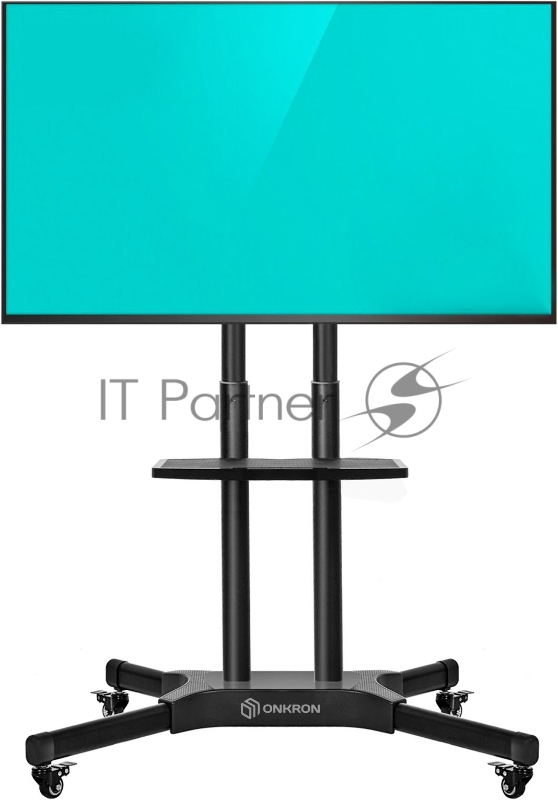 Стойка для телевизора Onkron TS1351 черный 40-65 макс.45.5кг напольный мобильный