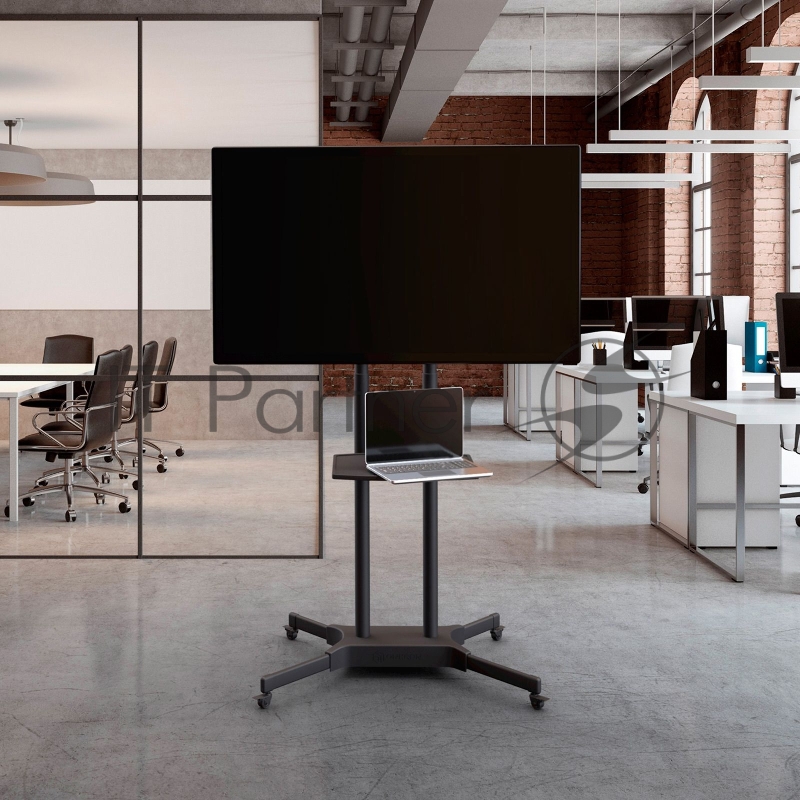 Стойка для телевизора Onkron TS1351 черный 40-65 макс.45.5кг напольный мобильный