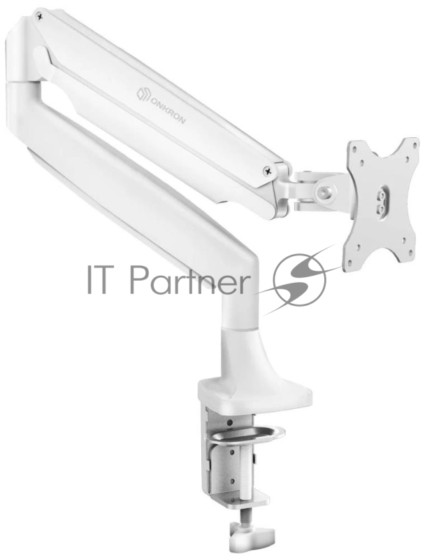 Кронштейн для мониторов Onkron G100 белый 13-32 макс.9кг настольный поворот и наклон верт.перемещ.