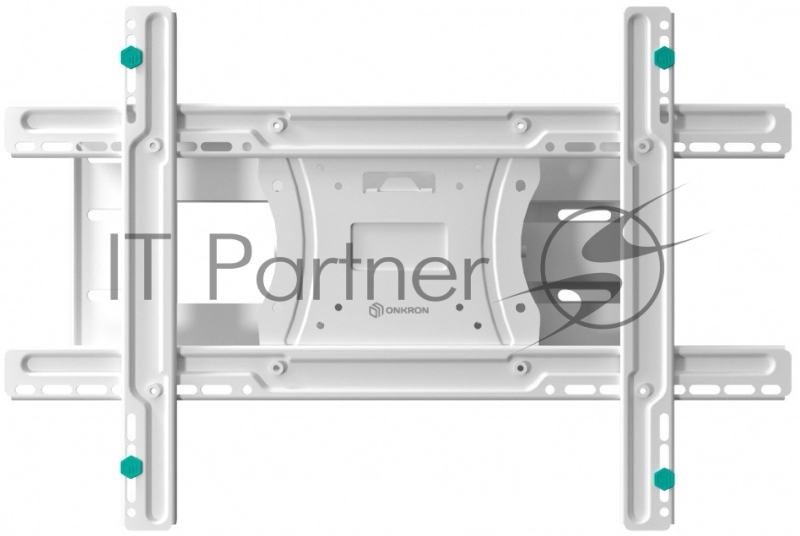 Кронштейн ONKRON M7LW 40-75 макс 400*600 наклон -5°/+15° поворот ±180° Макс нагрузка 68,2кг, от стены 110-711мм, белый