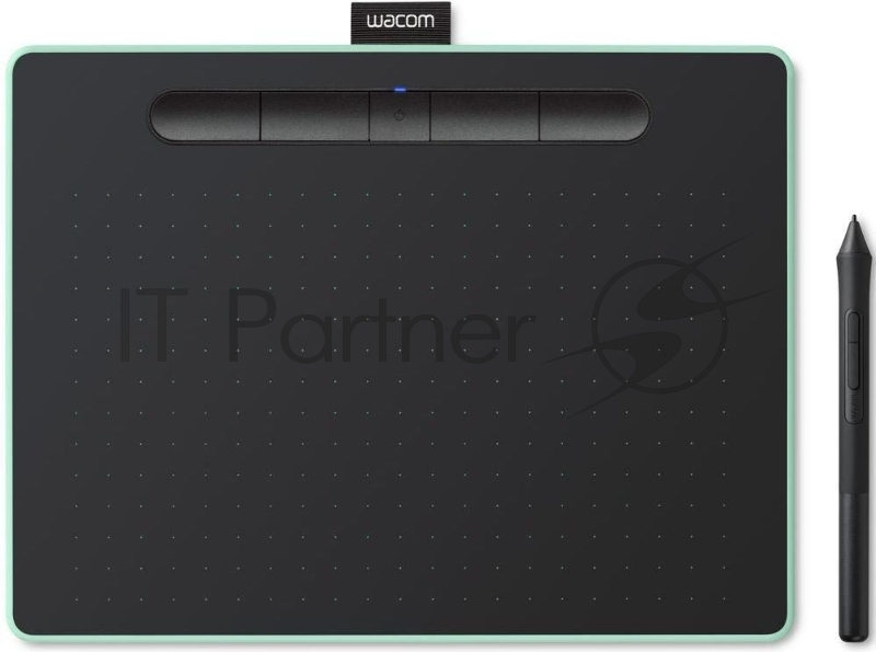 Планшет для рисования Wacom Intuos M Bluetooth CTL-6100WLE-N Bluetooth/USB фисташковый