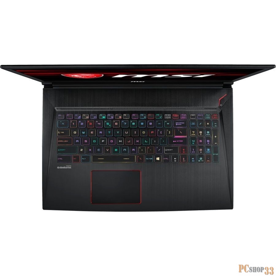 Ноутбук MSI GS73 Stealth 8RF-029RU i7-8750H (2.2)/16G/1T+256G SSD/17.3FHD AG 120Hz/NV GTX1070 8G/noODD/BT/Win10 Black