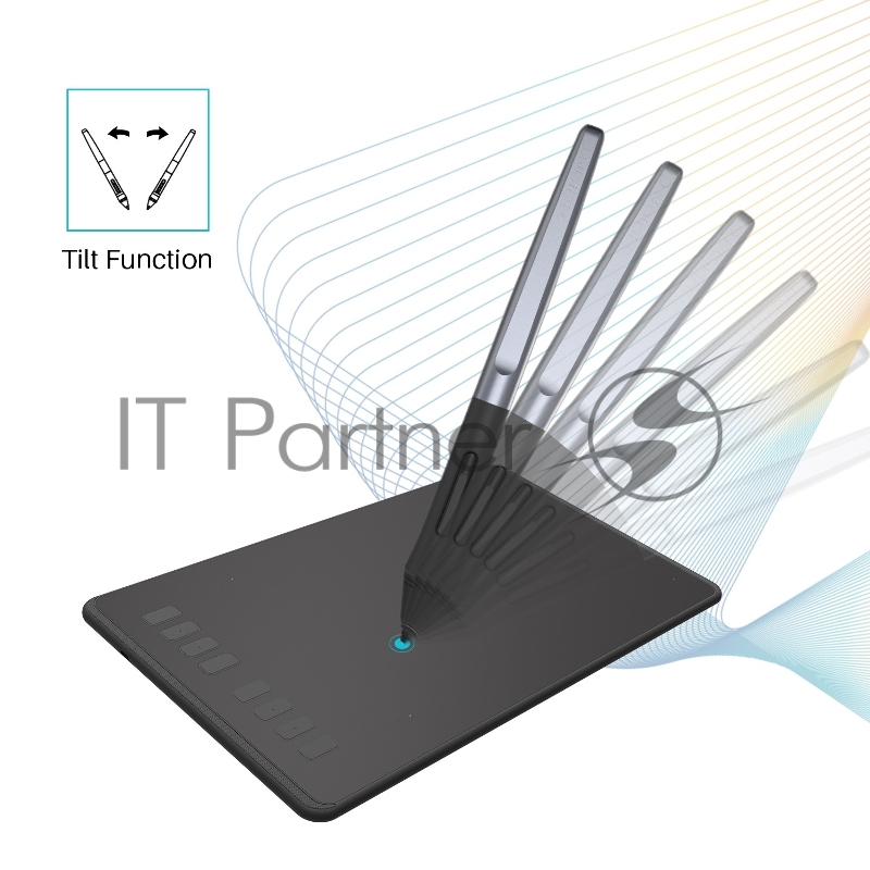 Планшет для рисования Huion Inspiroy H950P USB черный