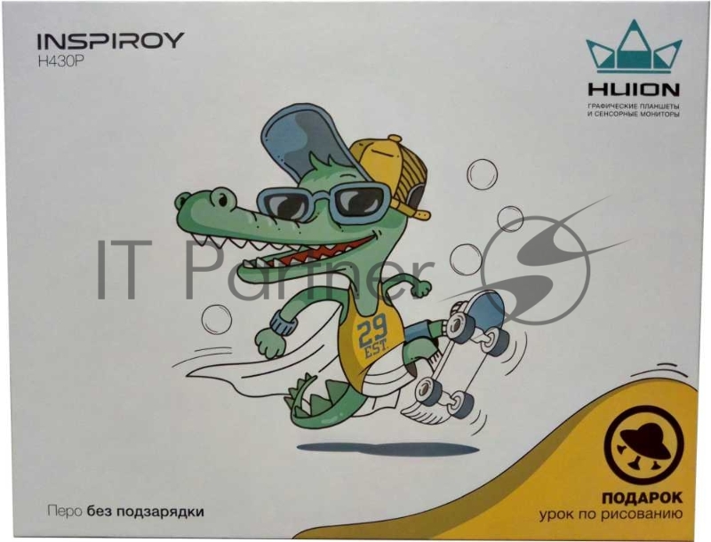 Планшет для рисования Huion H430P USB черный