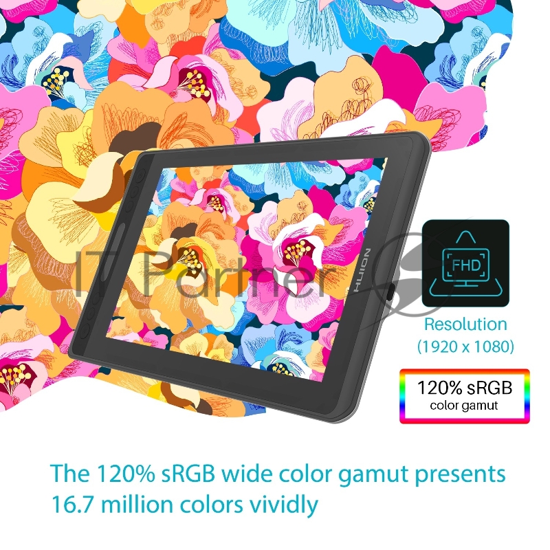 Интерактивный дисплей Сенсорный монитор Huion KAMVAS Pro 12