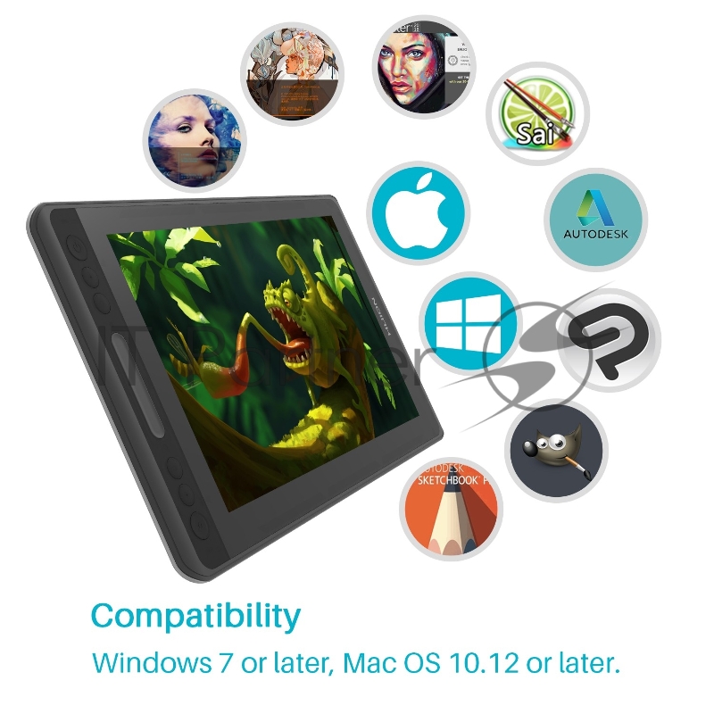 Интерактивный дисплей Сенсорный монитор Huion KAMVAS Pro 12