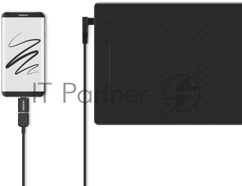 Графический планшет Huion Inspiroy RTM-500 Black