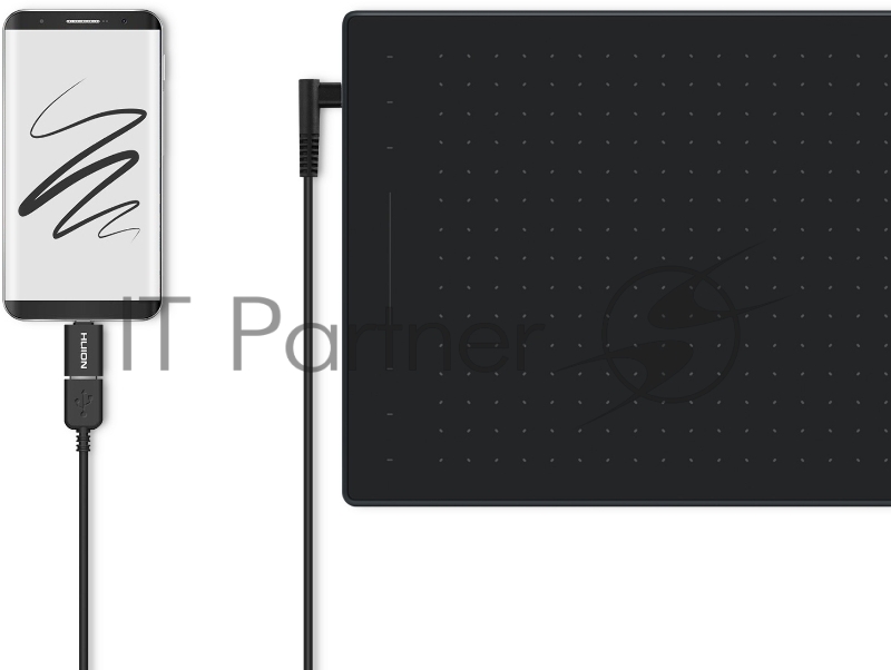 Графический планшет Huion Inspiroy RTP-700 Black