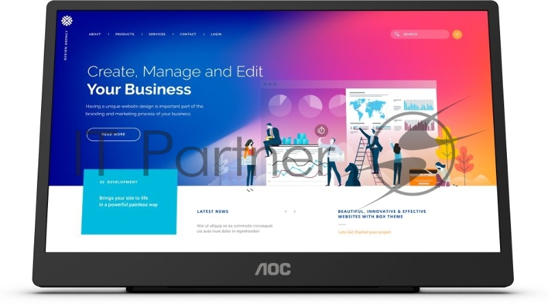 МОНИТОР 15.6 AOC 16T2