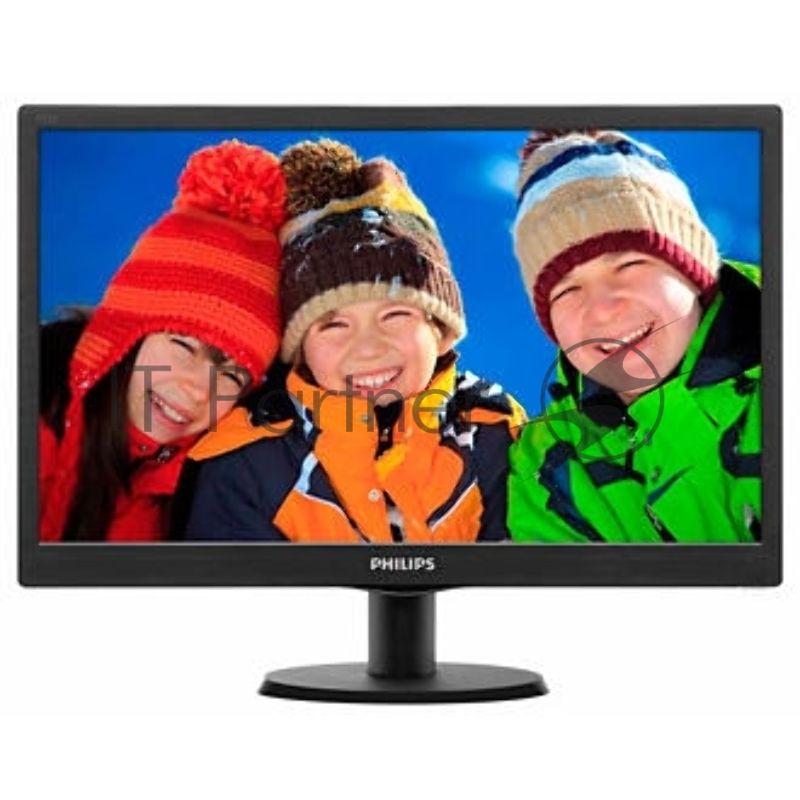 Монитор 18.5 Philips 193V5LSB2/10(62) Black (LED, LCD, Wide, 1366x768, 5 ms, 90°/65°, 200 cd/m, 10M:1)