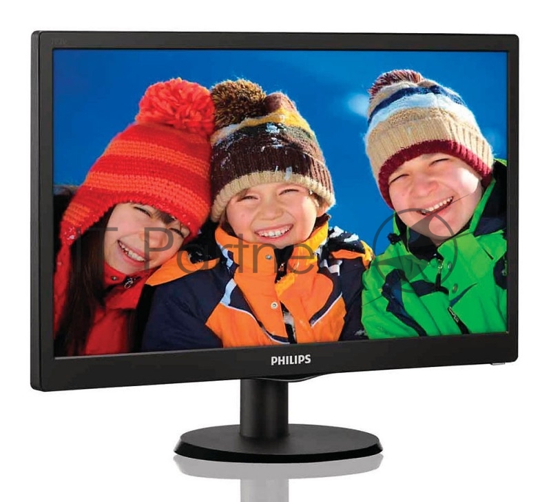 Монитор 18.5 Philips 193V5LSB2/10(62) Black (LED, LCD, Wide, 1366x768, 5 ms, 90°/65°, 200 cd/m, 10M:1)