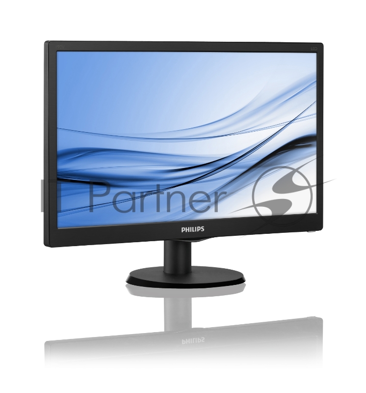 Монитор 19.5 PHILIPS 203V5LSB26/62(10) Black (LED, LCD, Wide, 1600x900, 5 ms, 90°/50°, 200 cd/m, 10M:1)