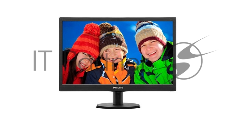 Монитор 19.5 PHILIPS 203V5LSB26/62(10) Black (LED, LCD, Wide, 1600x900, 5 ms, 90°/50°, 200 cd/m, 10M:1)
