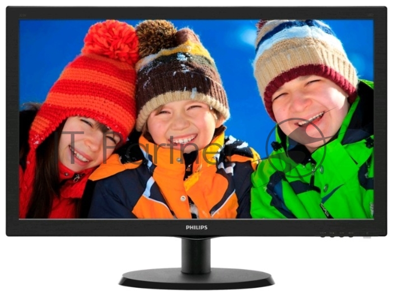 Монитор 21.5 PHILIPS 223V5LSB/10(62) Black (LED, LCD, Wide, 1920x1080, 5 ms, 170°/160°, 250 cd/m, 10M:1)