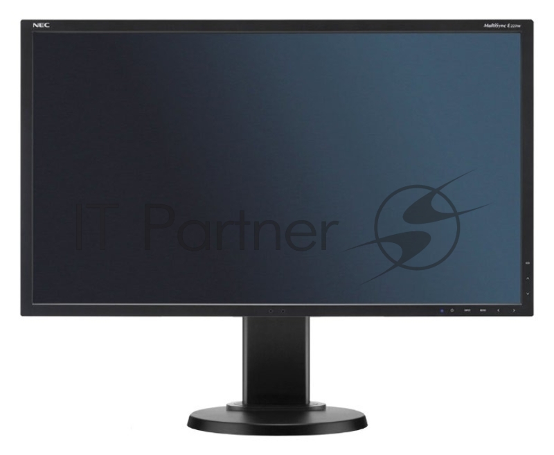 Монитор 22 Nec E223W-BK черный TN+film LED 5ms 16:10 DVI матовая HAS Pivot 250cd 1680x1050 D-Sub DisplayPort 720p