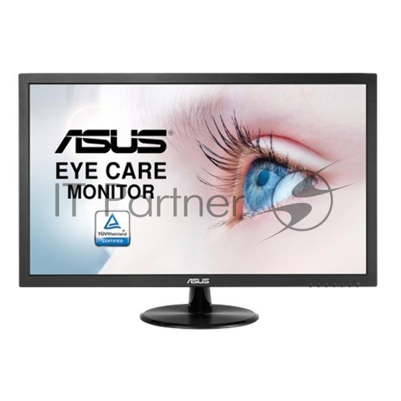 Монитор 21.5 ASUS VP228DE (черный, LED, Wide, 1920x1080, 5ms, 90°/65°, 200 cd/m, 100,000,000:1)