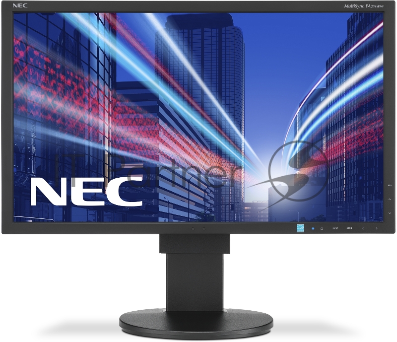 Монитор 23 Nec EA234WMi-BK Black {IPS,250cd/m2,1000:1,6 ms,1920x1080,178/178,Hight adj.:130Tilt,PivotD-Sub,HDMI,D hub, Internal PS, 1+1W Audio,TCO6)}