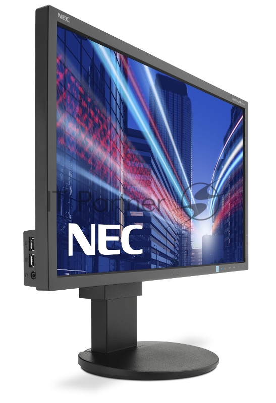 Монитор 23 Nec EA234WMi-BK Black {IPS,250cd/m2,1000:1,6 ms,1920x1080,178/178,Hight adj.:130Tilt,PivotD-Sub,HDMI,D hub, Internal PS, 1+1W Audio,TCO6)}