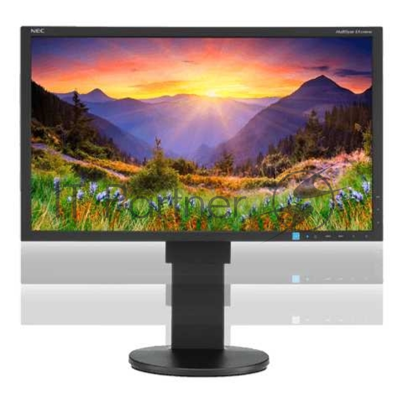 Монитор 23 Nec EA234WMi-BK Black {IPS,250cd/m2,1000:1,6 ms,1920x1080,178/178,Hight adj.:130Tilt,PivotD-Sub,HDMI,D hub, Internal PS, 1+1W Audio,TCO6)}