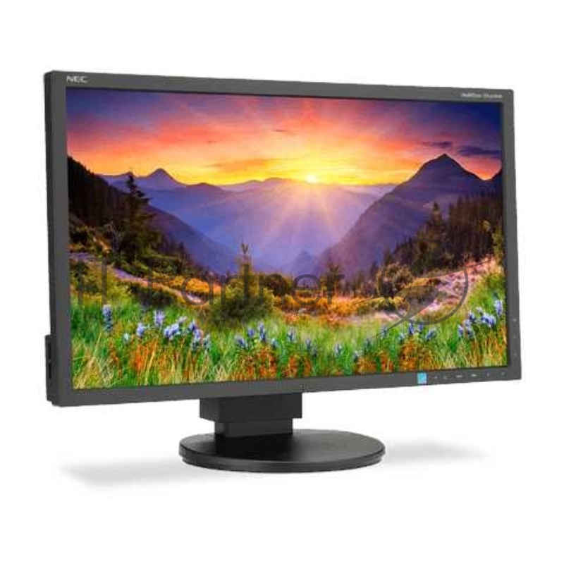 Монитор 23 Nec EA234WMi-BK Black {IPS,250cd/m2,1000:1,6 ms,1920x1080,178/178,Hight adj.:130Tilt,PivotD-Sub,HDMI,D hub, Internal PS, 1+1W Audio,TCO6)}