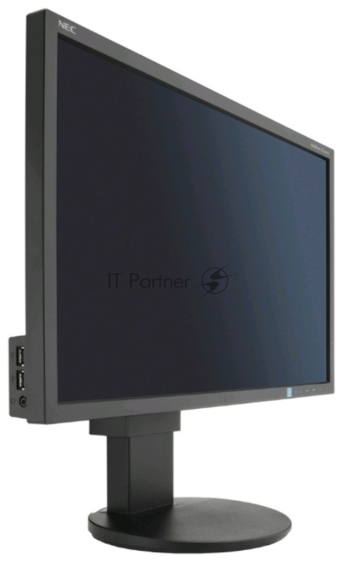 Монитор 23 Nec EA234WMi-BK Black {IPS,250cd/m2,1000:1,6 ms,1920x1080,178/178,Hight adj.:130Tilt,PivotD-Sub,HDMI,D hub, Internal PS, 1+1W Audio,TCO6)}