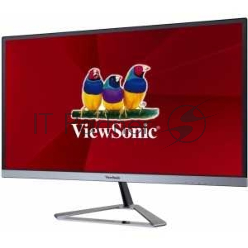 Монитор 23.8 Viewsonic VX2476-SMHD Black-Silver (IPS, LED, 1920x1080, 4 ms, 178°/178°, 250 cd/m, 80M:1, +HDMI, +DisplayPort, +MM)