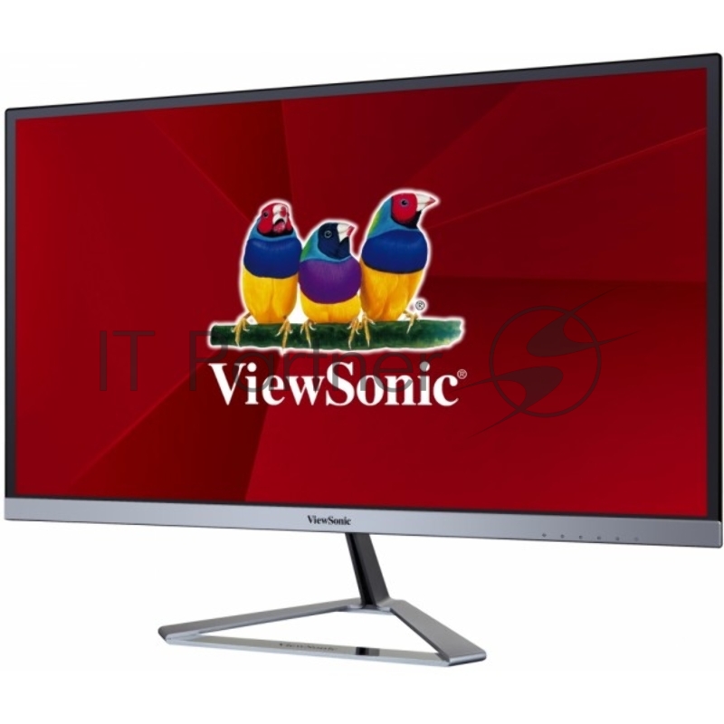 Монитор 23.8 Viewsonic VX2476-SMHD Black-Silver (IPS, LED, 1920x1080, 4 ms, 178°/178°, 250 cd/m, 80M:1, +HDMI, +DisplayPort, +MM)