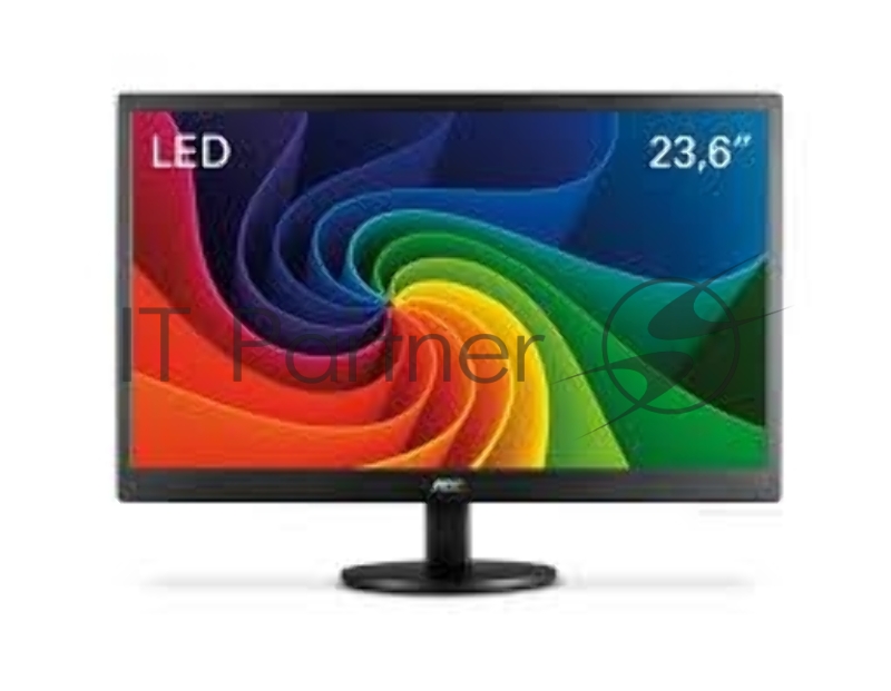 Монитор 23.6 AOC M2470SWD2 Black (MVA, LED, Wide, 1920x1080, 5ms, 178°/178°, 250 cd/m, 50M:1, +DVI)