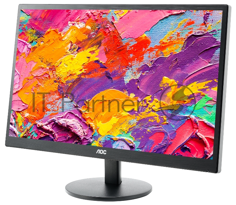 Монитор 23.6 AOC M2470SWD2 Black (MVA, LED, Wide, 1920x1080, 5ms, 178°/178°, 250 cd/m, 50M:1, +DVI)