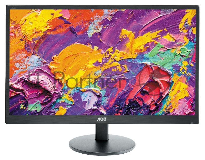 Монитор 23.6 AOC M2470SWD2 Black (MVA, LED, Wide, 1920x1080, 5ms, 178°/178°, 250 cd/m, 50M:1, +DVI)