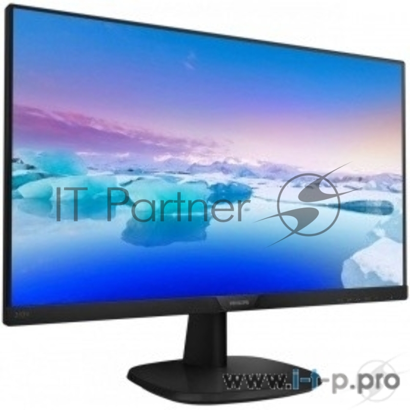 Монитор Philips 23.8 243V7QJABF (00/01) черный IPS LED 5ms 16:9 HDMI M/M матовая 1000:1 250cd 178гр/178гр 1920x1080 D-Sub DisplayPort FHD 3.66кг