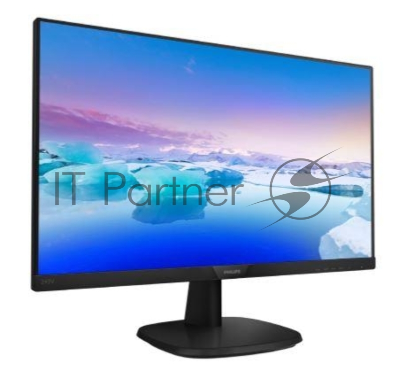 Монитор Philips 23.8 243V7QJABF (00/01) черный IPS LED 5ms 16:9 HDMI M/M матовая 1000:1 250cd 178гр/178гр 1920x1080 D-Sub DisplayPort FHD 3.66кг