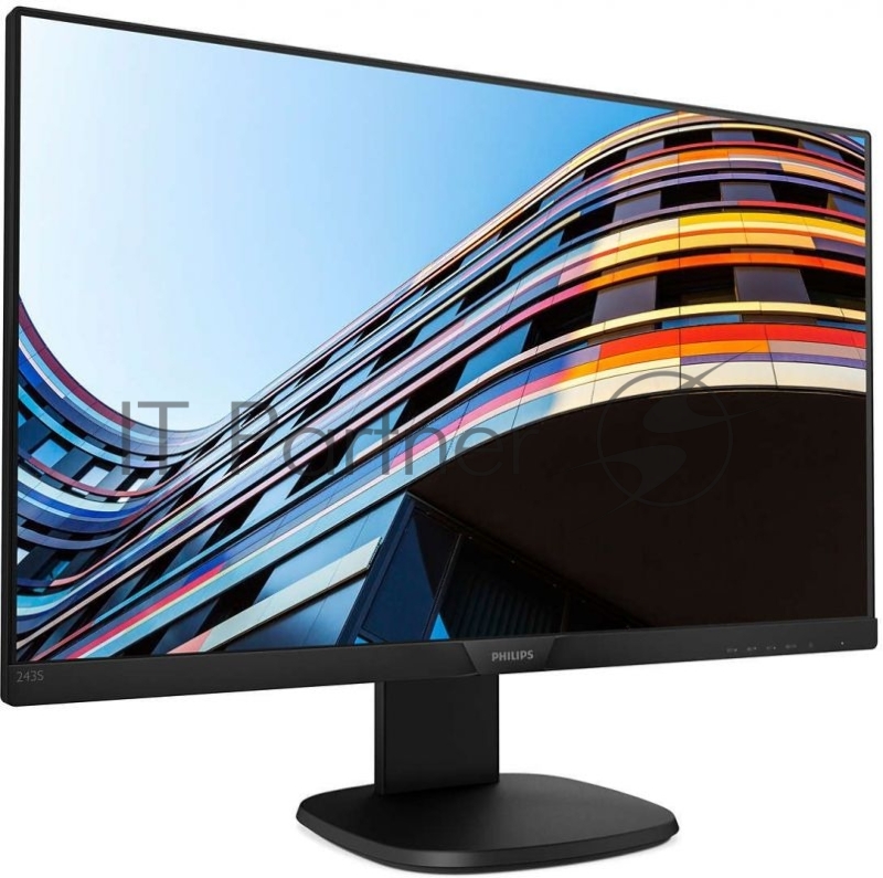 МОНИТОР 23.8 PHILIPS 243S7EYMB/00 Black с поворотом экрана (IPS, LED, 1920x1080, 5 ms, 178°/178°, 250 cd/m, 20M:1, +DisplayPort, +MM)
