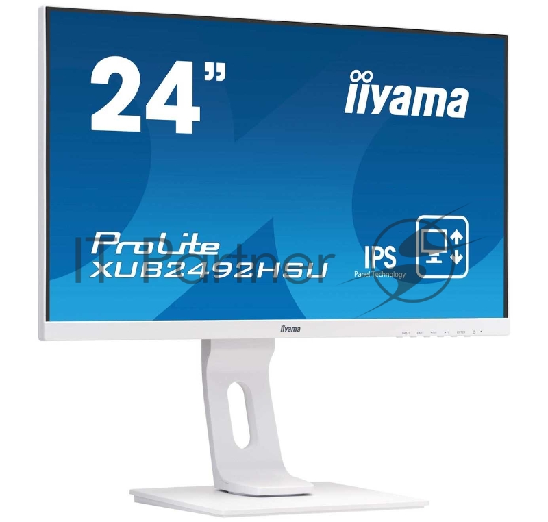 Монитор Iiyama 23.8 ProLite XUB2492HSU-W1 белый IPS LED 5ms 16:9 HDMI M/M матовая HAS Pivot 1000:1 250cd 178гр/178гр 1920x1080 D-Sub DisplayPort FHD USB 5.4кг