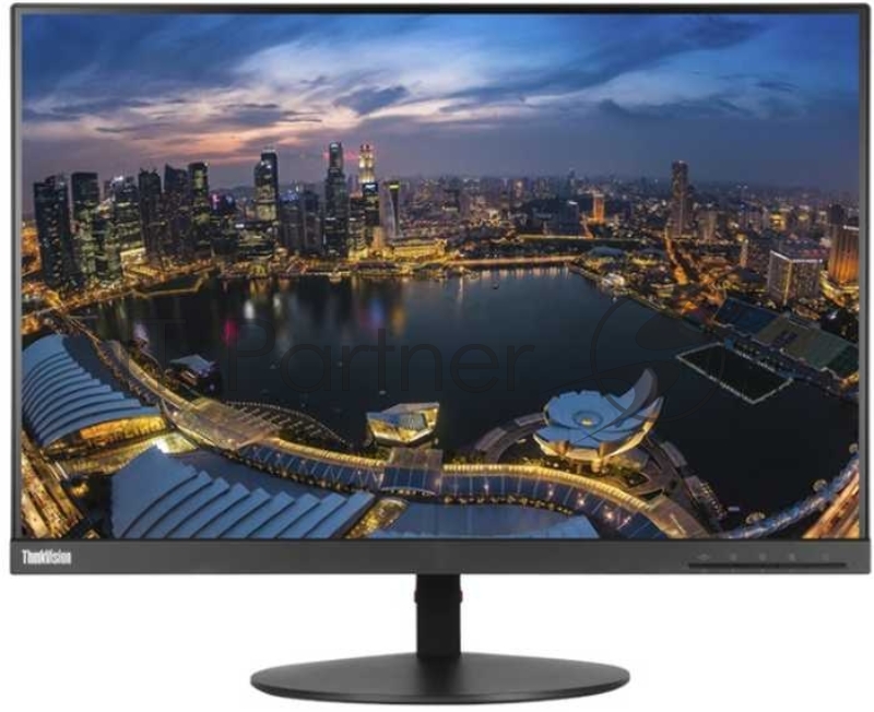 Монитор Lenovo ThinkVision Monitor T24d-10 24 16:10 IPS, LED 1920x1200 6ms 1000:1 300 178/178 VGA/N/HDMI1.4/DP1.2/Tilt, swivel, lift, USB 3.0 Hub