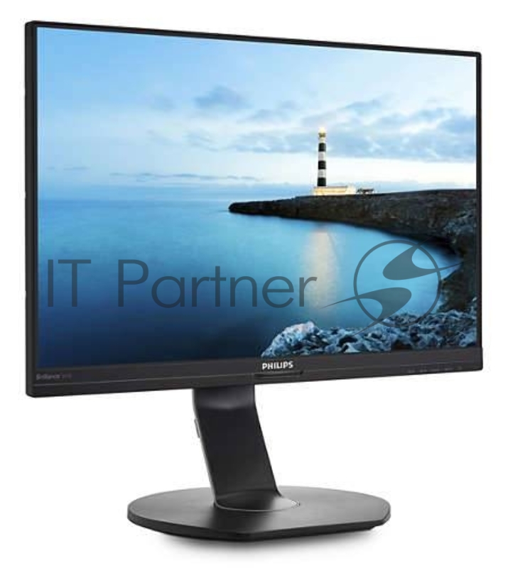 Монитор23.8 PHILIPS 241B7QUPBEB/00 Black с поворотом экрана (IPS, LED, 1920x1080, 5 ms, 178°/178°, 250 cd/m, 20M:1, +HDMI, +DisplayPort, +USB-C, +RJ45, +MM)