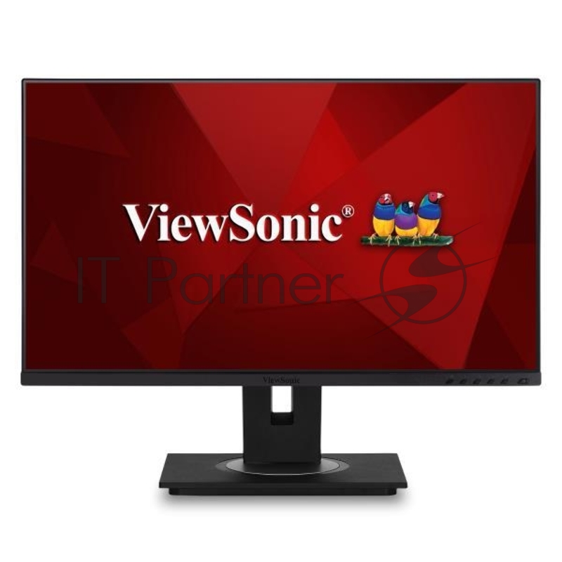 Монитор ViewSonic 23.8 VG2455 Black AH-IPS,1920x1080, 5ms, 250 cd/m2, 1000:1 (DCR 50M:1), D-Sub,HDMI,DP,USB,2Wx2, Headph.Out,HAS, Pivot, vesa